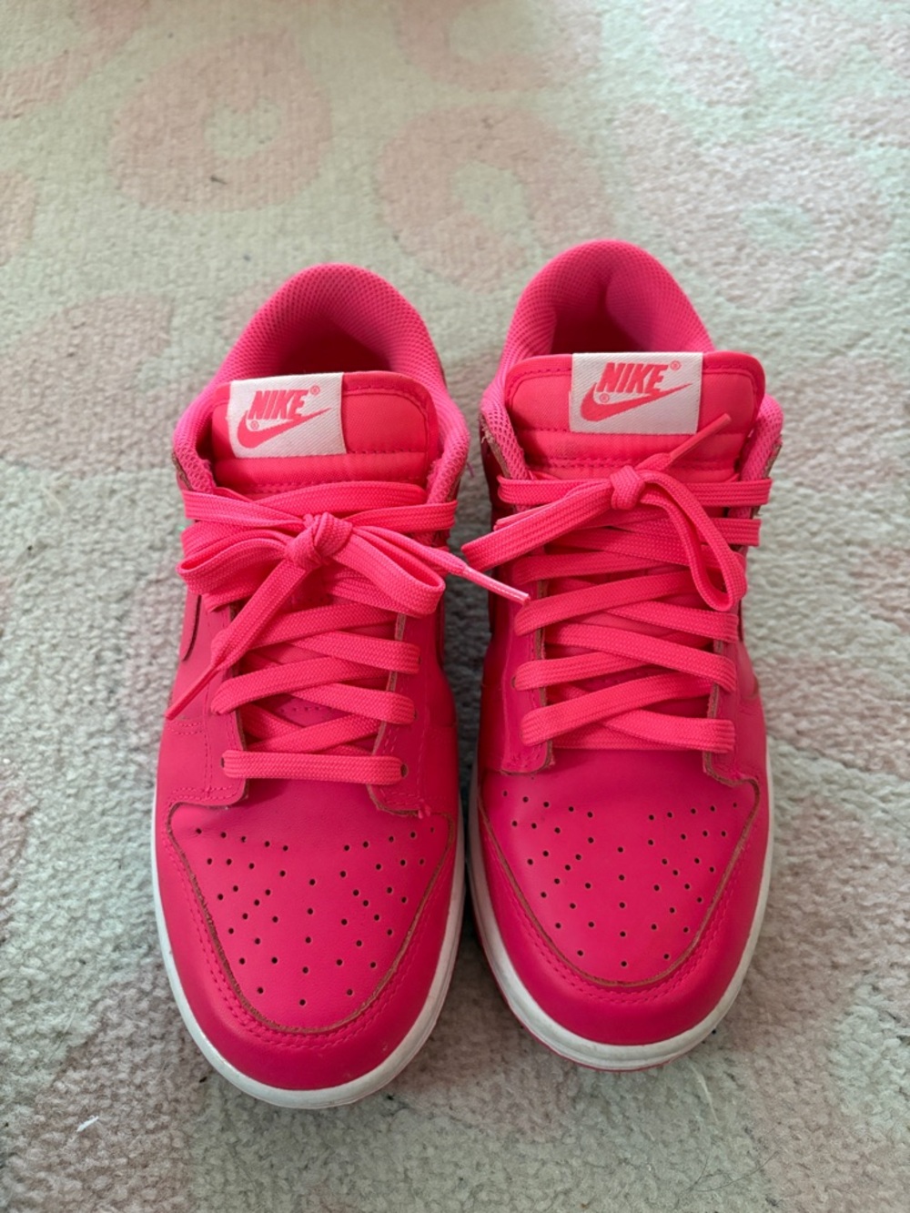 Nike Women's Vibrant Pink Low-Top Sneakers
